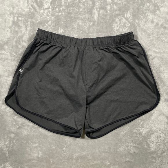 Rhone Shorts Womens Large Grey Lined Running Activewear Performance Training - Picture 1 of 10